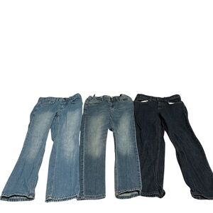 Cat & Jack Kids Jeans Set - Light Blue and Dark Blue all size 8